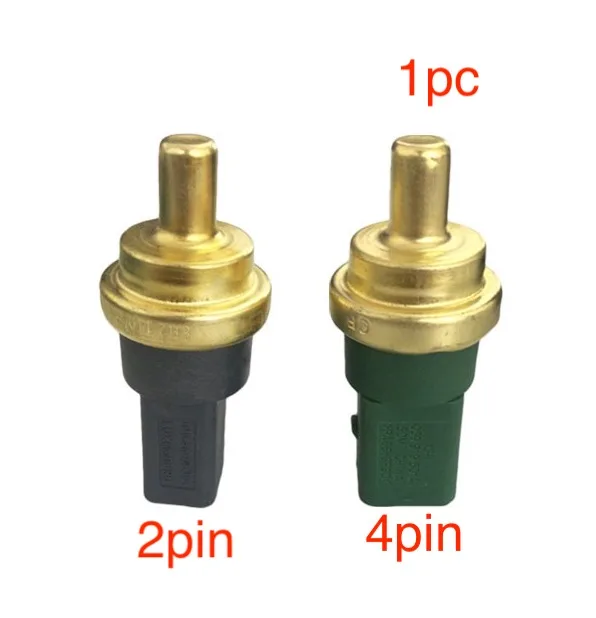 

1pc 2pin 4pin for Audi new VW Passat Sagitar Touran POLO Lavida Skoda Superb Octavia water temperature sensor connector plug