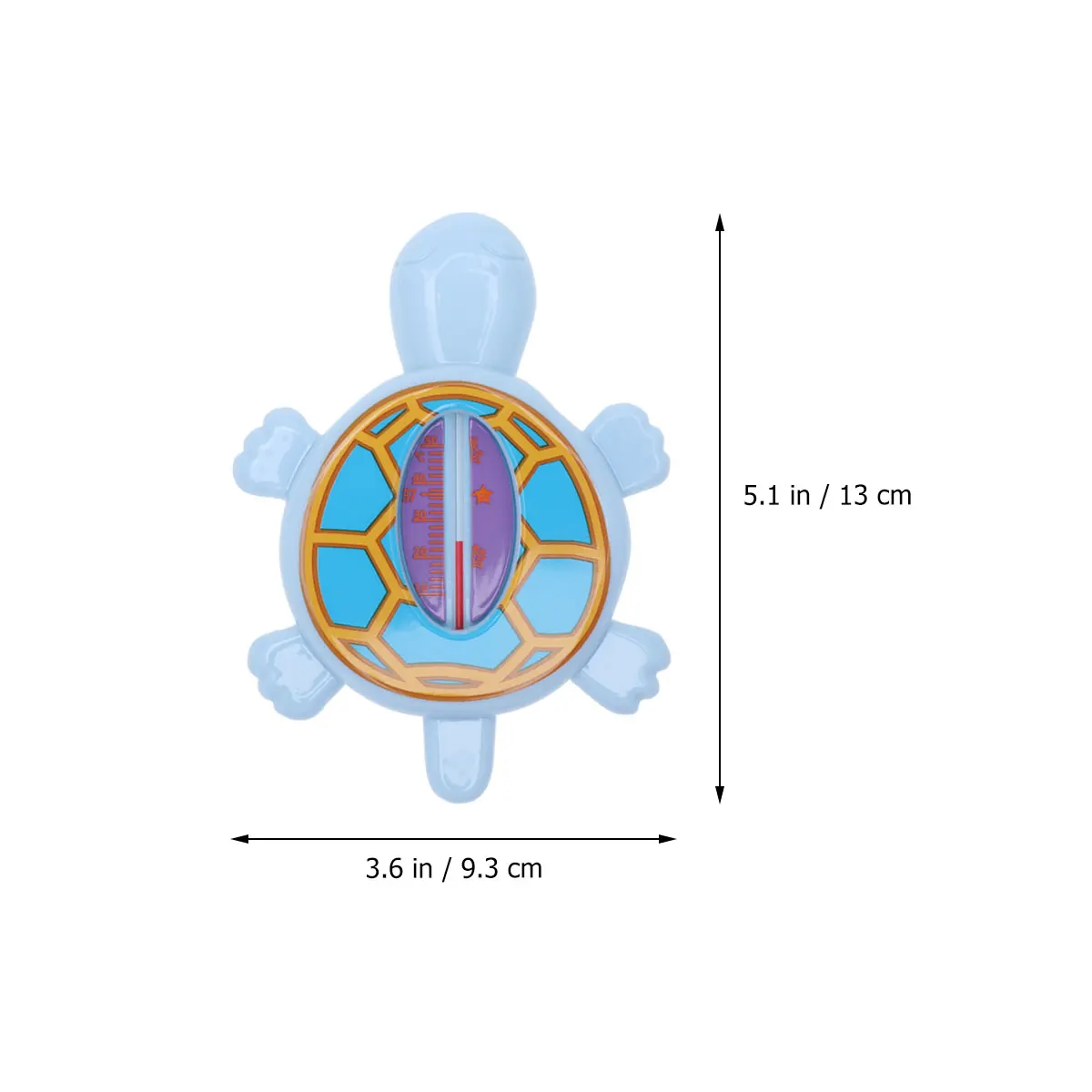 1 шт. Детский термометр для использования в помещении ABS форма черепахи милый