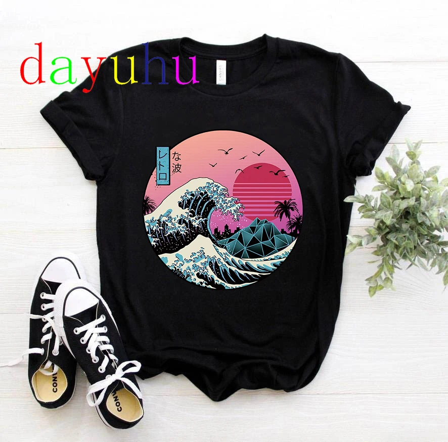 Футболка женская в стиле хип хоп с графическим принтом|Мужские футболки| |