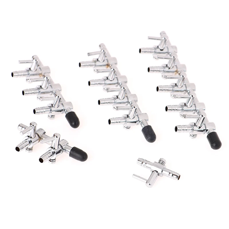

Air Pump Flow Splitter Distributor Pump Valve Tap Lever Control Switch Valve 1 2 3 4 5 Way Air Splitter Valve Aquarium Fish Tank