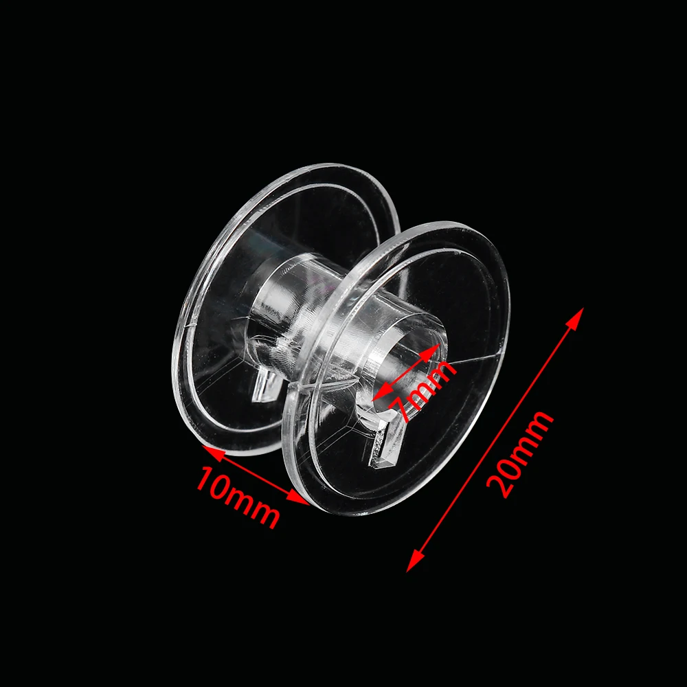 Новые Искусственные пластиковые прозрачные пустые катушки Brother Janome Singer льняная