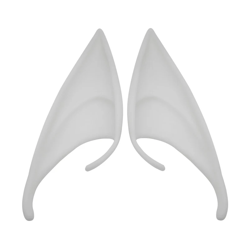 Luminous 12cm 1 пара латексных ушей эльфа, остроконечные маски для косплея на Хэллоуин, маскарадные костюмы для вечеринки, фестиваль,, новогодние вечерние - Цвет: Luminous 12cm