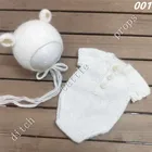 Реквизит для фотосъемки новорожденных, Тканые штаны ручной работы, шапки для новорожденных