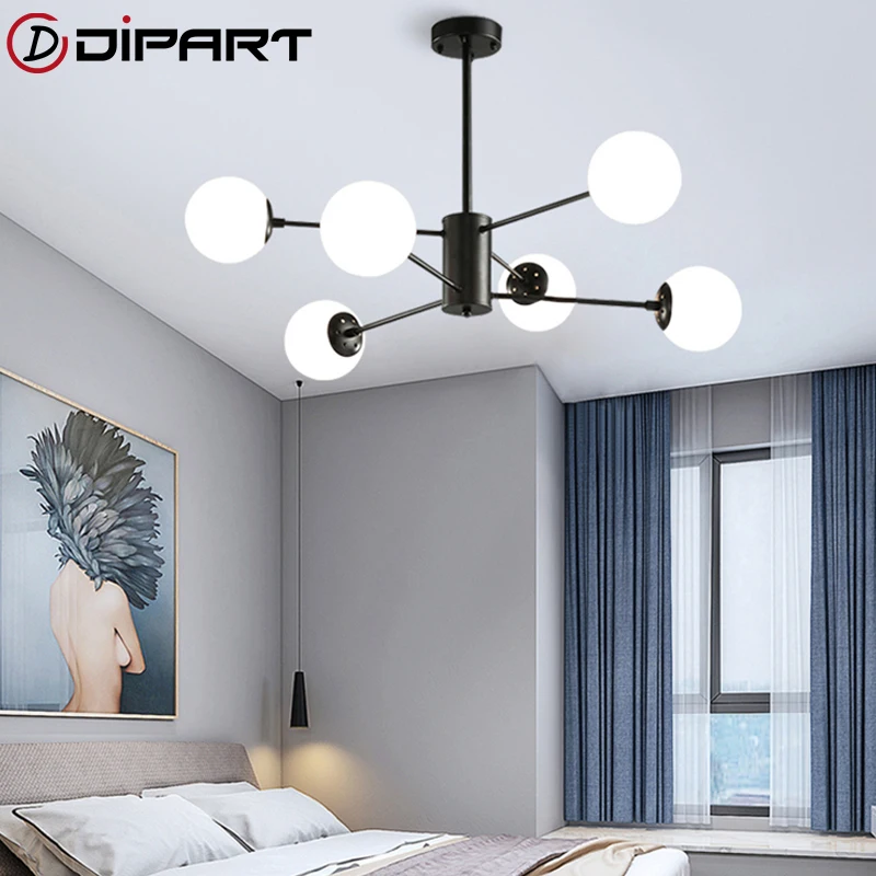 Современный светодиодный Люстра светильник ing Гостиная Спальня Потолочная