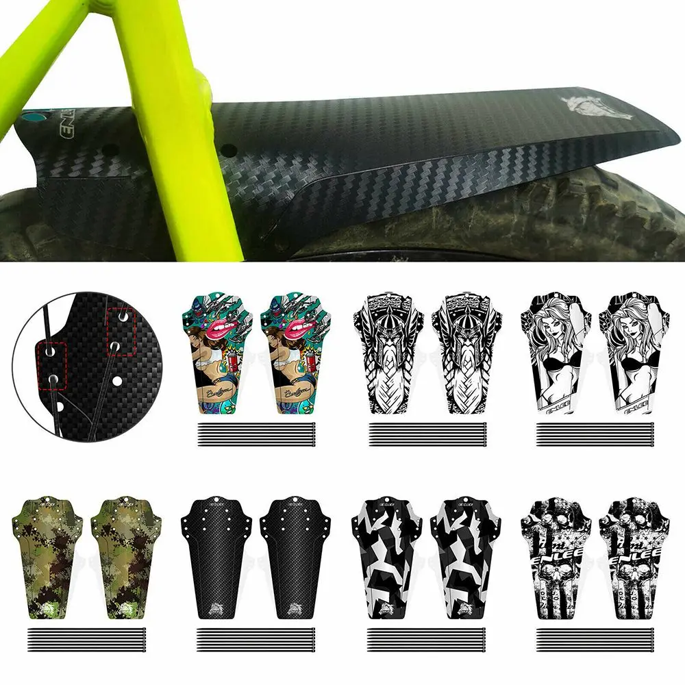 

Front Rear Tire Wheel Fenders Bicycle Fender Parts Splash Tire Fender Downhill Mud Flaps MTB Mudguards Bike Tyre Guard