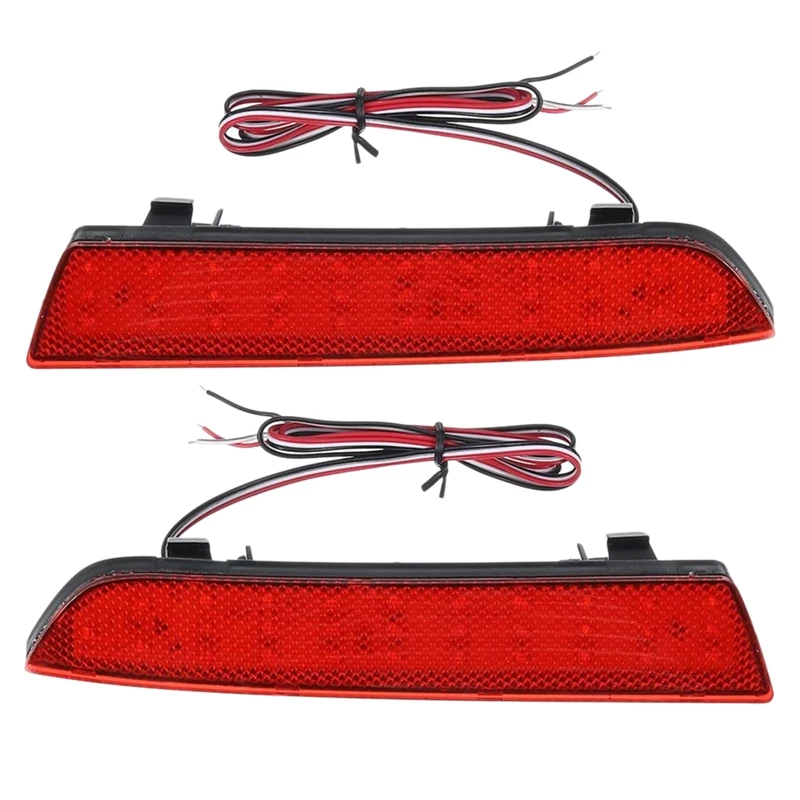 

LED Rear Bumper Reflector Spotlight Fog Tail Stop Brake Lights Reflective Sheet for MERCEDES-BENZ Vito Viano W447 14-19