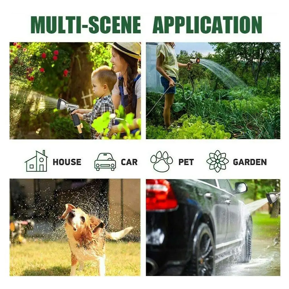

High-Pressure Water Spray Gun Car Washer Hose Spray Bottle Garden Watering Sprinkler Sprinkler Cleaning Water Gun