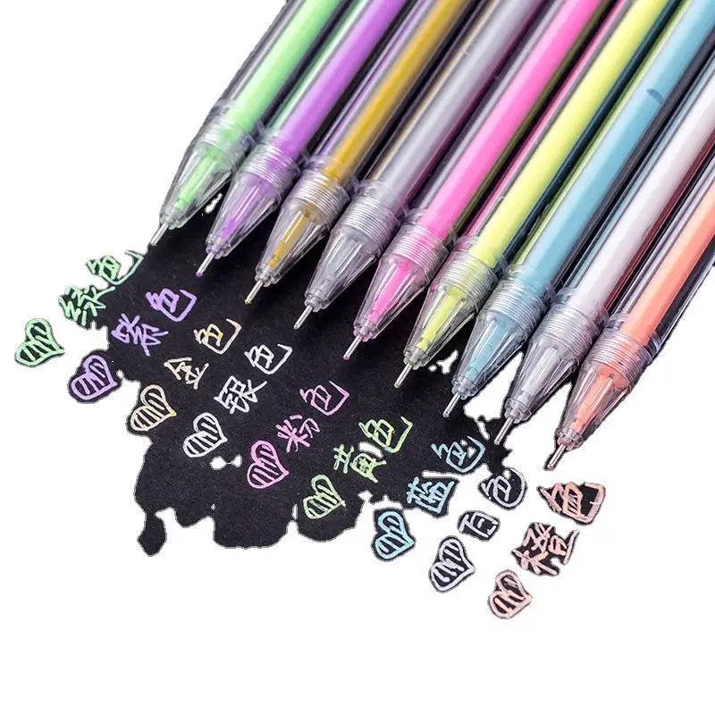 

90 шт красочные Refils со стразами и круглым носком пополнения творческий конфеты Заправка для гелевой ручки 0,5 мм канцелярские принадлежности ...