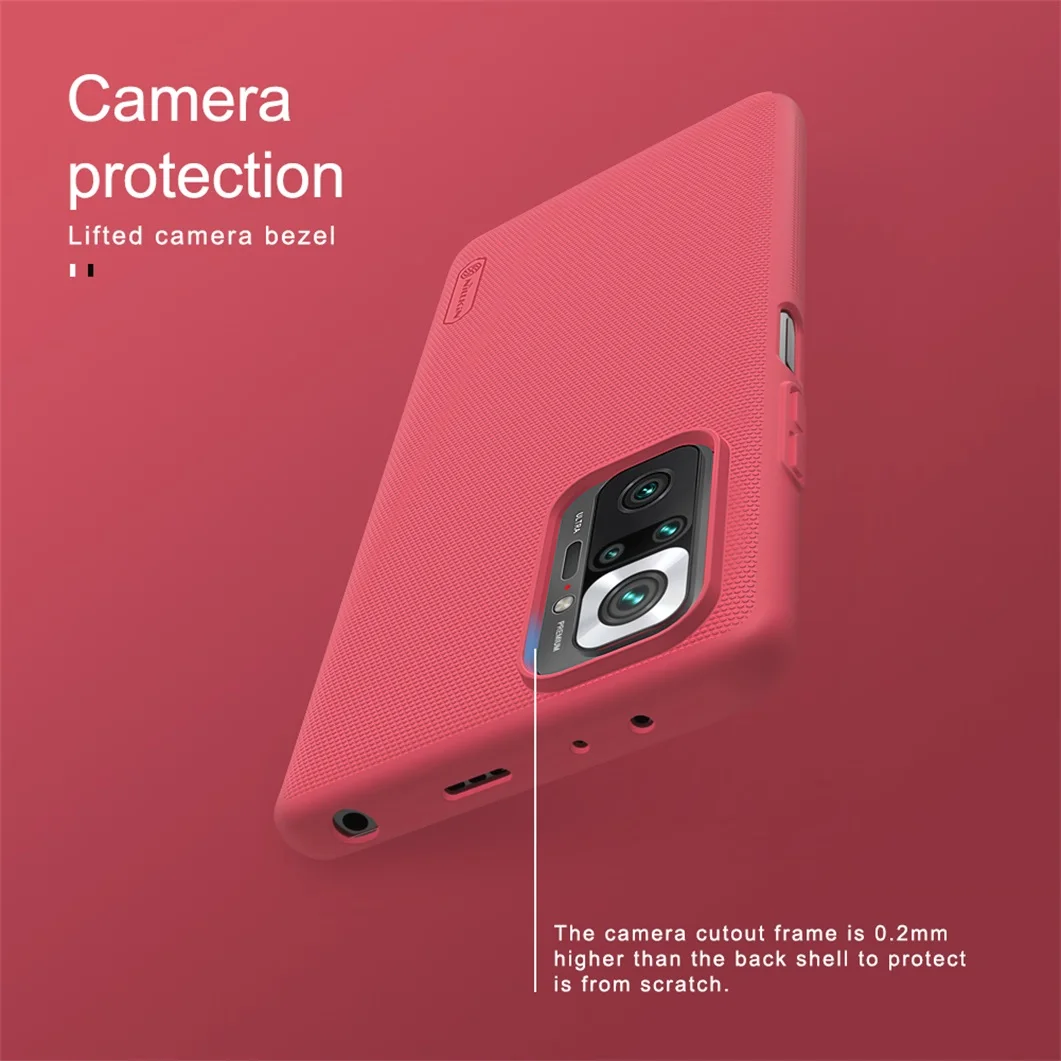 Для Xiaomi Redmi Note 10 Pro Max чехол 10S 4G 5G крышка Nillkin суперматовый чехол-накладка на заднюю