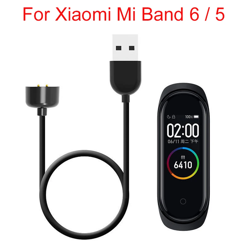 Зарядный USB-адаптер для Xiaomi Mi Band 5 6 умный Браслет Магнитный зарядный USB-кабель |