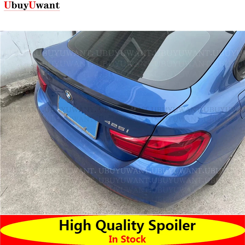 

Для F32 M4-Style BMW 4-Series F32 2Door Coupe ABS пластиковый цветной внешний спойлер для багажника заднего крыла автомобиля 2014-2020