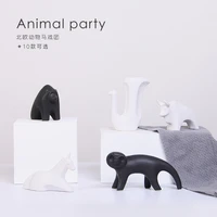 ceramic trinkets home accessories modern simple desktop decoration ceramic creative animals