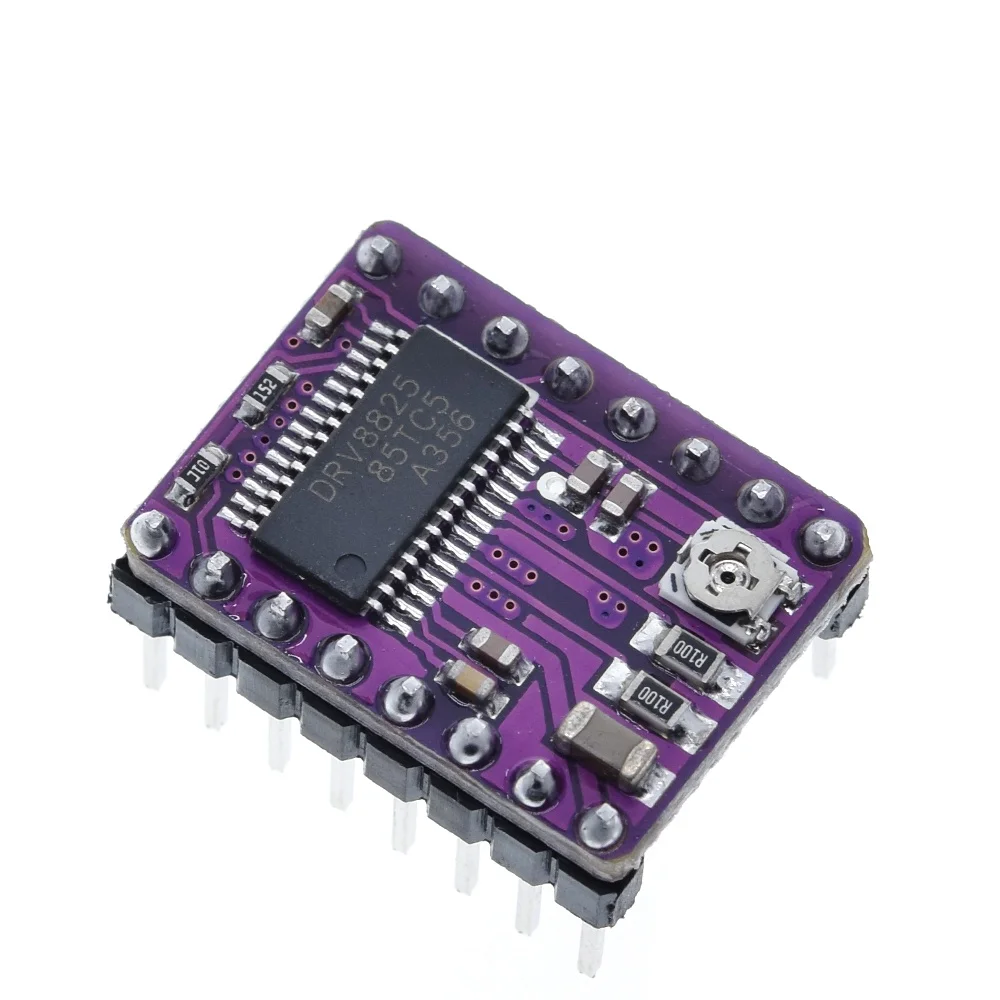 TZT 3d части принтера 1 шт. 3D-принтер Stepstick Drv8825 шаговый двигатель драйвер Reprap 4 печатная плата+ Замена A4988