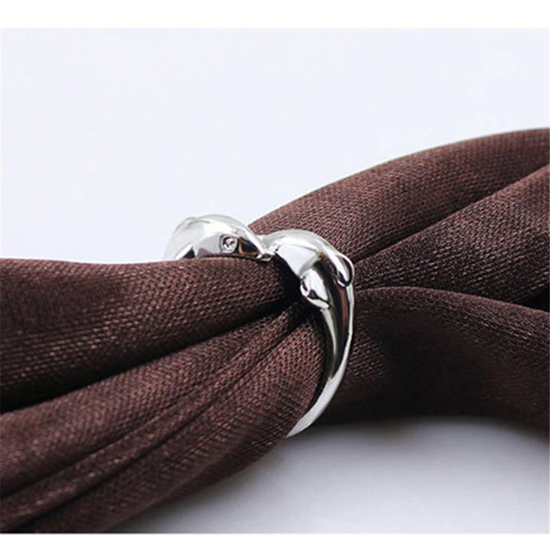 

New Brief Fashion Style Silver-color Ring For Women Vintage Jewelry Fashion Dolphin Rings Bijoux Bague For Wedding