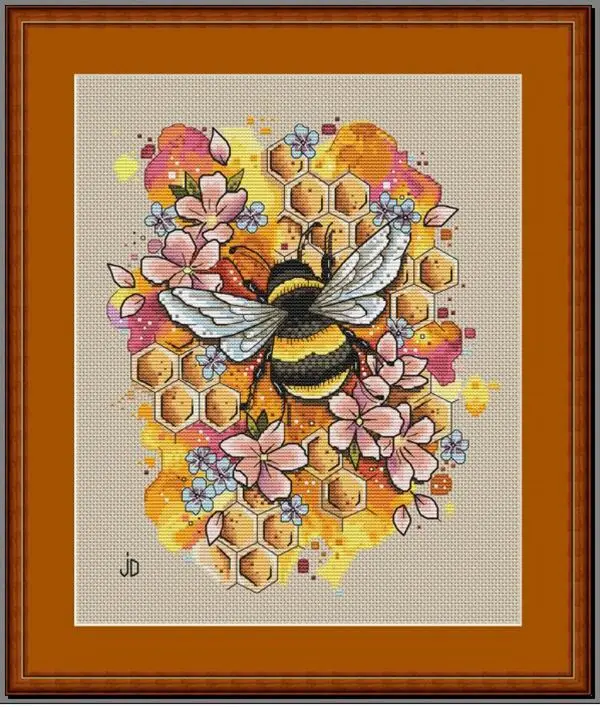 Вышивка крестиком ручной работы Набор для вышивки 14 карат вышивка Шмель на hive 31-37
