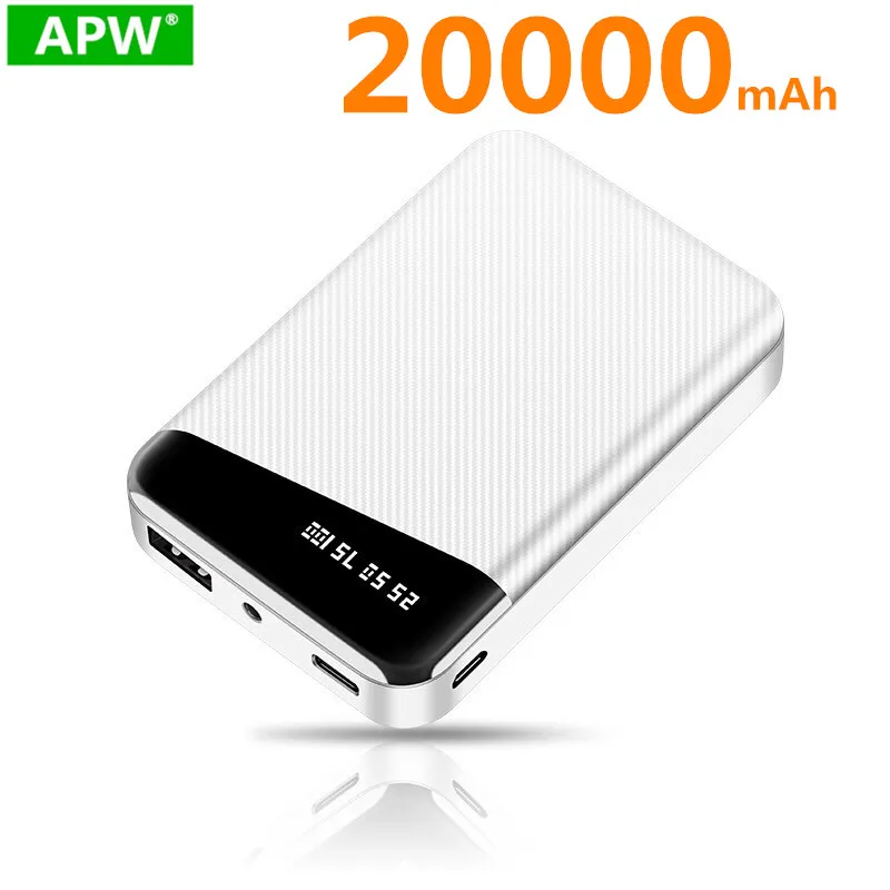 Внешний аккумулятор портативное зарядное устройство 10000 мАч для Xiaomi Mi iPhone