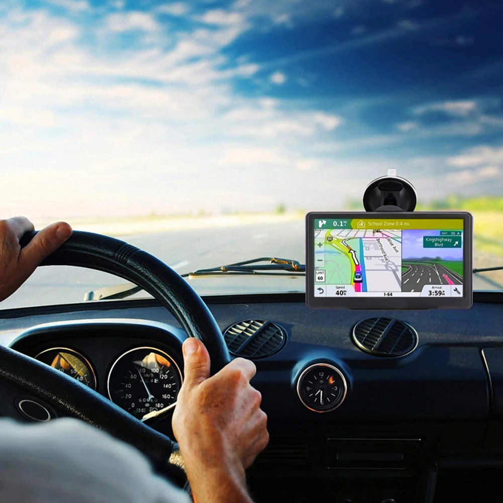Автомобильный GPS навигатор 7 дюймовый HD емкостный экран спутниковая голосовая