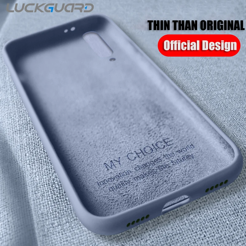 Чехол из жидкого силикона для Xiaomi Mi 8 9 Se CC9 CC9e ультратонкий противоударный мягкий