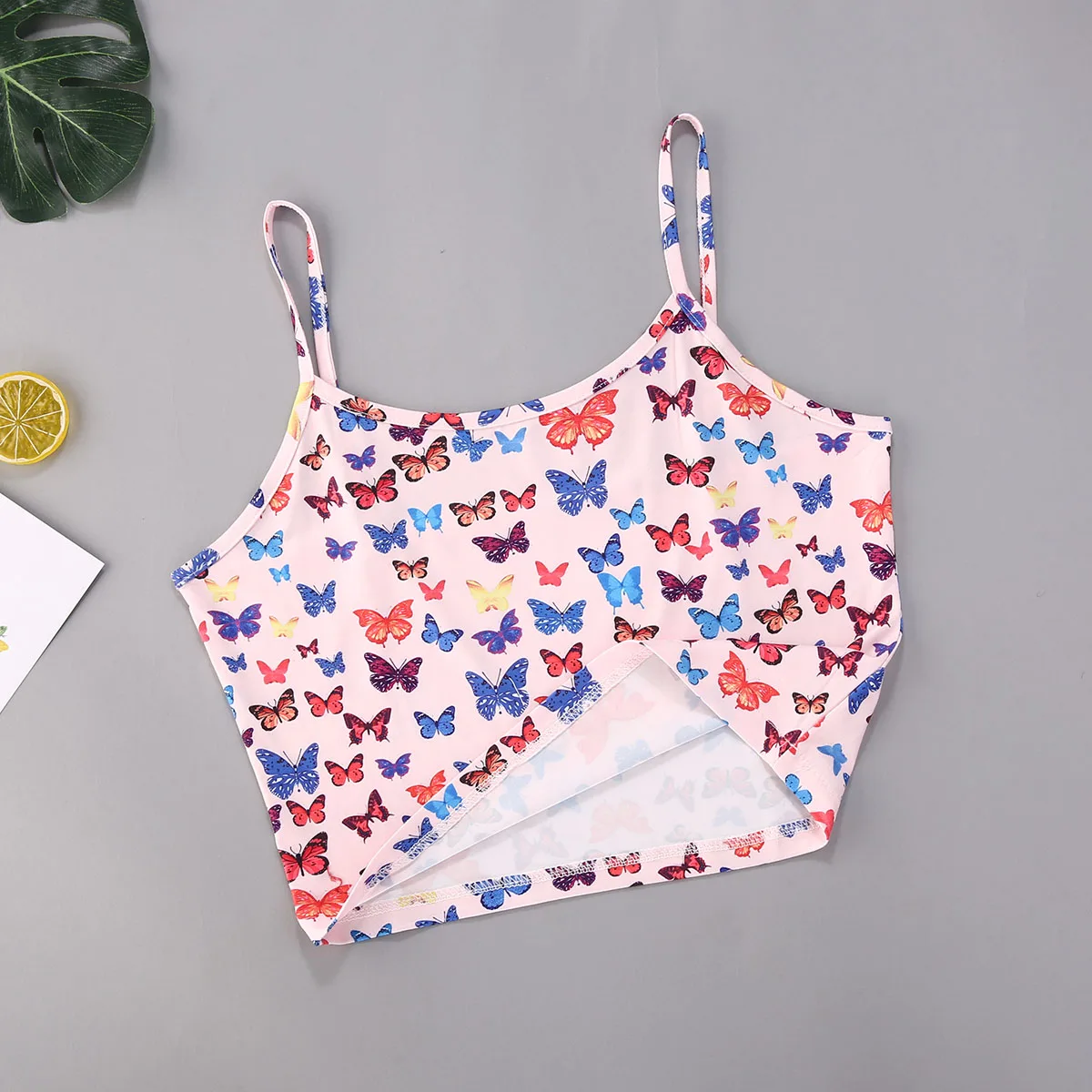 

Summer Sexy Sleeveless Vest Crop Top Women's Bustier Camouflage Crop Top Vest Casual Tank Tops