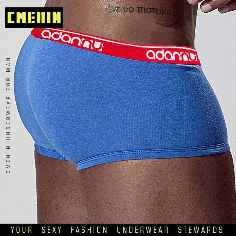 Сексуальные мужские трусы-боксеры нижнее белье Cueca хлопковые трусы нижние гей