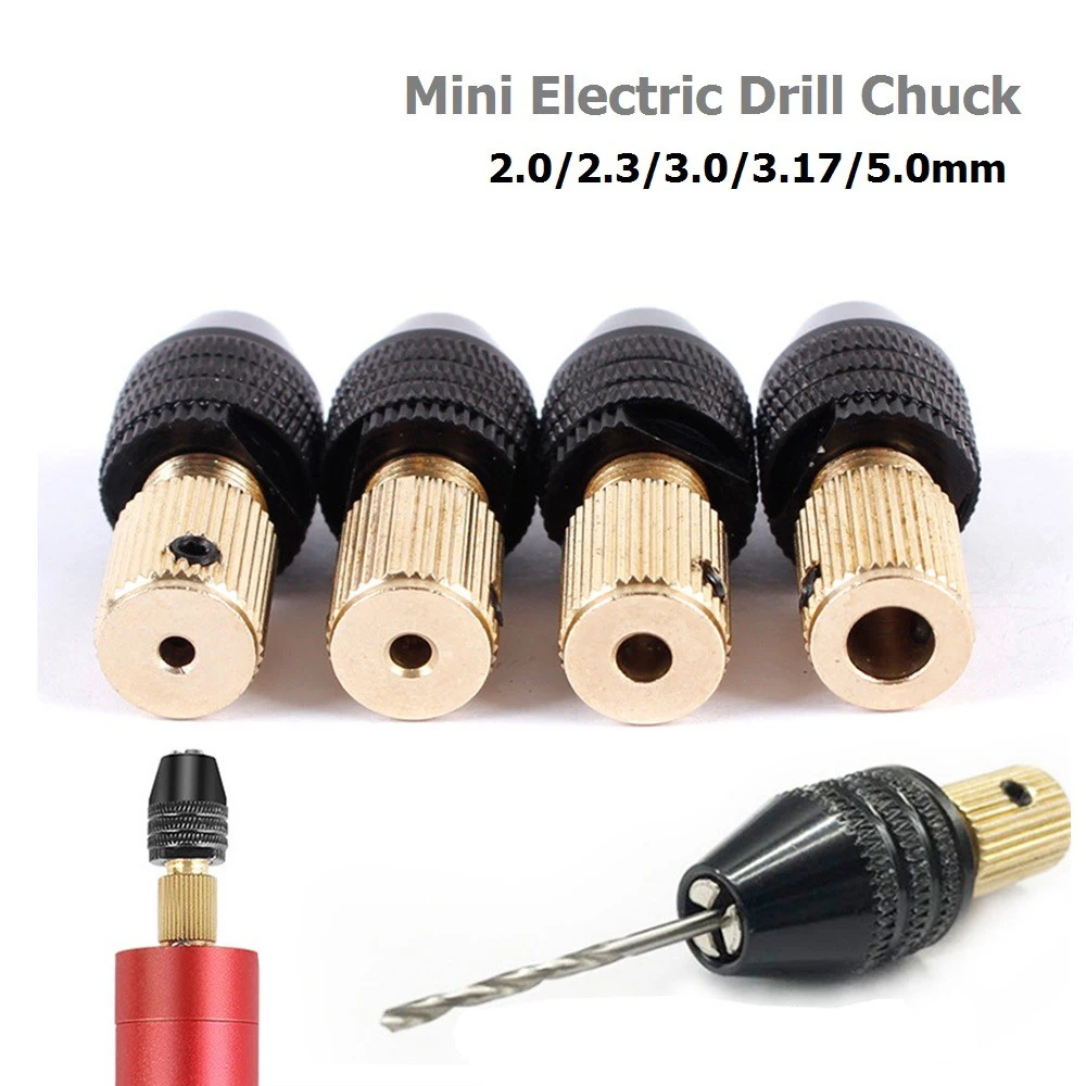 

Drill Chuck 0.3-3.5mm 3 Jaw Quick Drill Bit Adapter 2.0/2.35/3.0/3.17/5.0mm Holder Clamp Fixing Device Tools