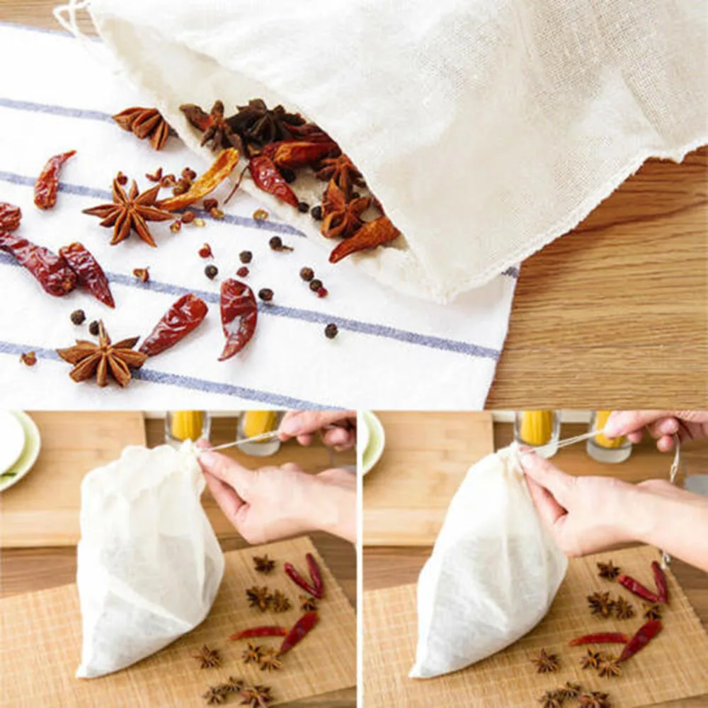 

Nut Milk Bag Safety Food Nylon Mesh Strainer Filter Bag Reusable Cotton Nice