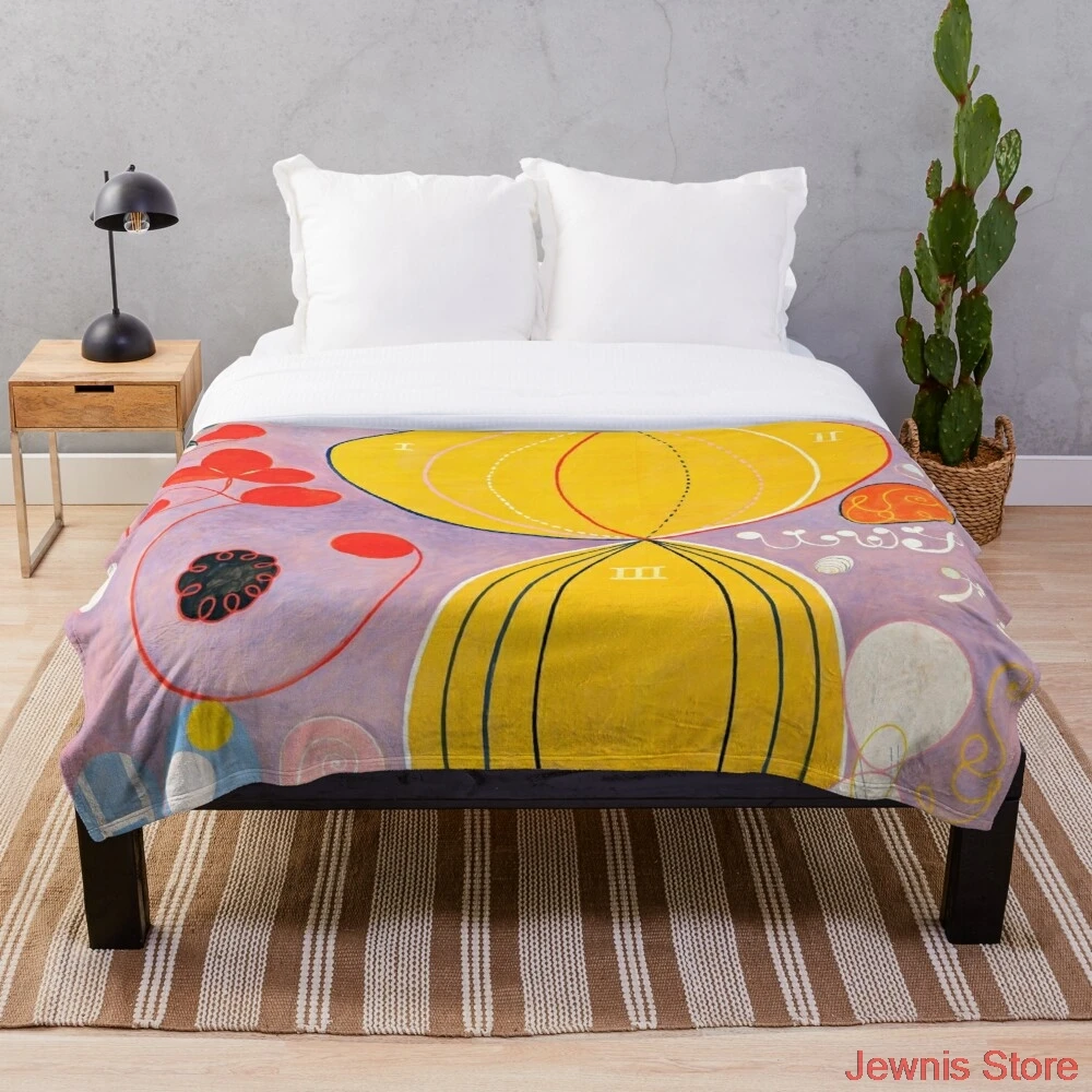 

Hilma af Klint десять крупнейших No 07 взрослые группы IV одеяло с принтом по запросу декоративное шерпа одеяло для дивана кровати подарок