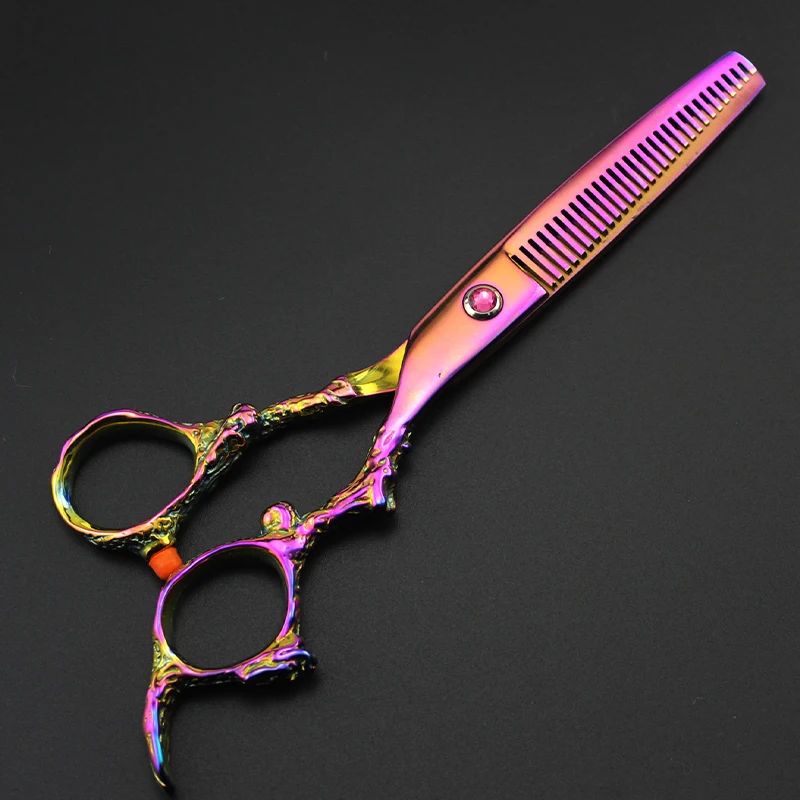 

Costway 6inch Professional Hairdressing Scissors Hair Barber Haircut Thinning Shears Devices for Cutting Scissors Set Salon Tool