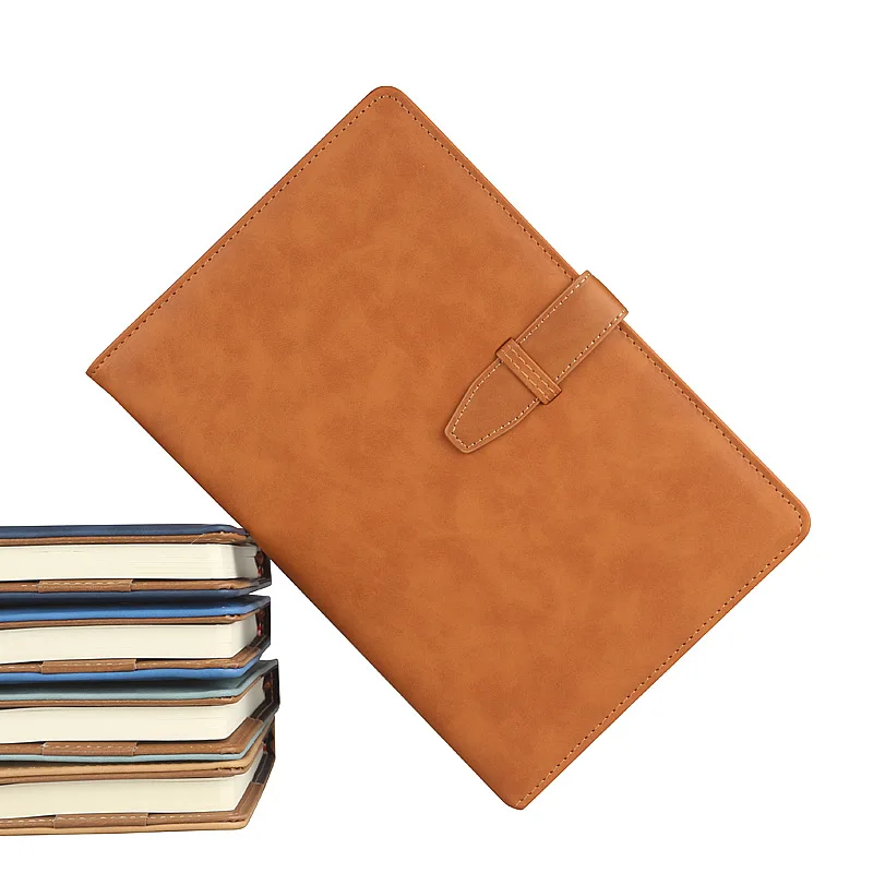 Блокнот для записей кожаный деловых встреч A5 бумажная леска блокнот