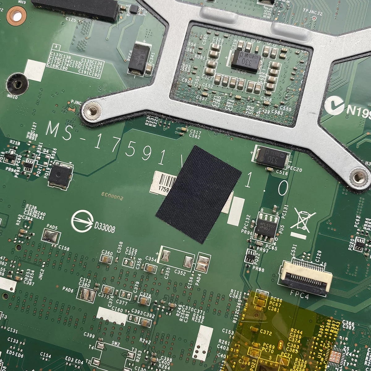 Материнская плата SHELI для ноутбука MSI GE70 MS-17591 с процессором I7-4700HQ GTX860M 4 Гб GPU -