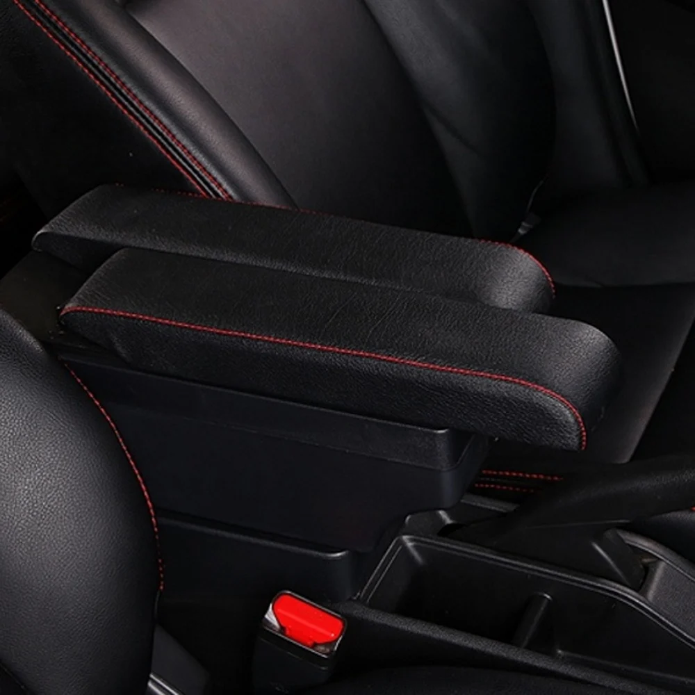 for hyundai solaris 2 accent verna armrest box central content box interior s armrests storage accessories part with usb free global shipping