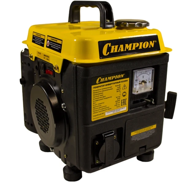 Бензиновый генератор CHAMPION IGG950 220 0.9кВт | Обустройство дома