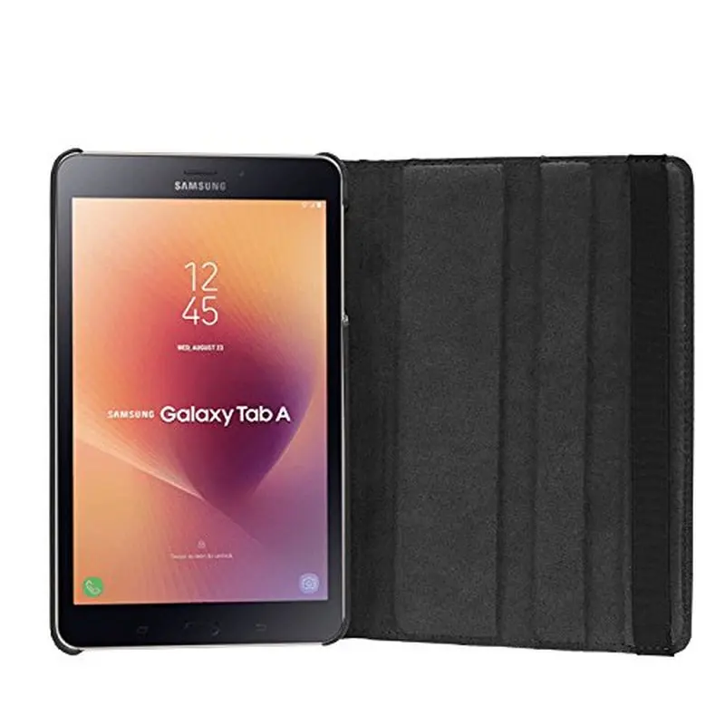 Чехол для Samsung Galaxy Tab A 8 0 2017 A2S T380 T385 флип чехол из искусственной кожи с вращением на