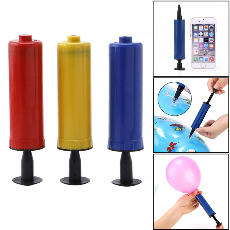 

1pc Portable Sports Ball Hand Air Pump Inflatable Inflator Football Basketball