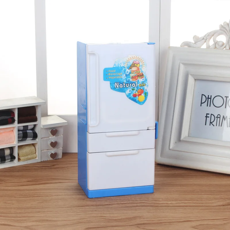 Домашний холодильник для кукол Барби продукт переработки куклы мебель|Куклы| |