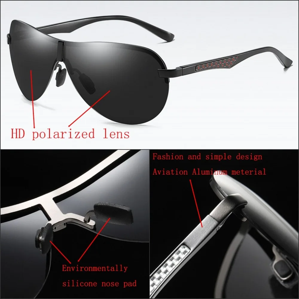 Солнцезащитные очки HD поляризационные для мужчин и женщин авиаторы в винтажном
