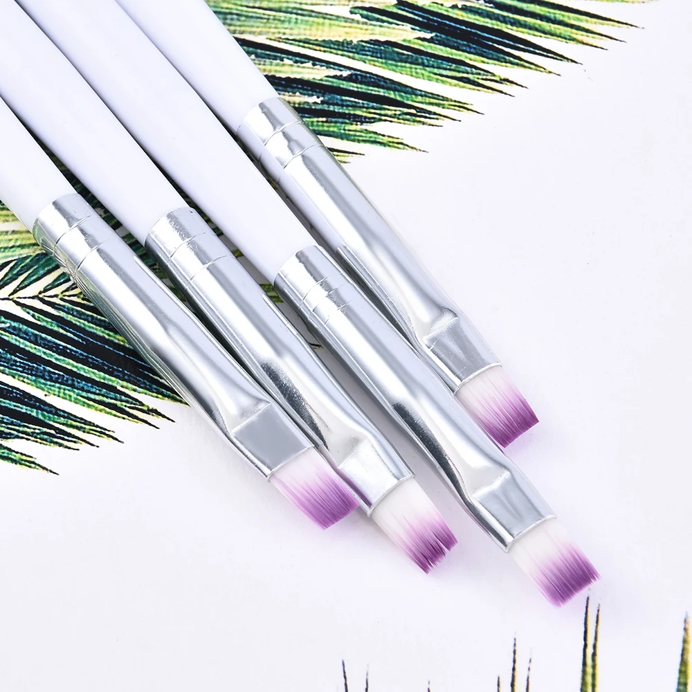 3/2/1 Pcs Nail Art Brush for Manicure Gel Gradient Nail Polish UV Gel Ombre Painting Pen Wood Handle Drawing Professionnel Tool