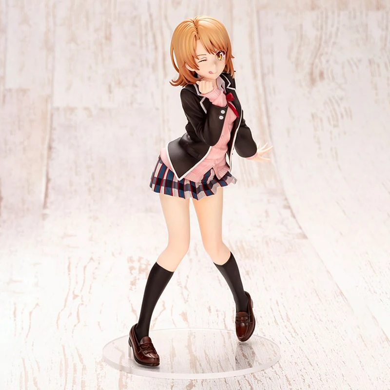 

JP Аниме Isshiki Iroha школьная форма девушка ПВХ фигура аниме модель игрушки коллекция модели куклы Подарки