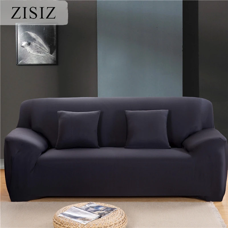 ZISIZ однотонные Цвет эластичный чехлы для диванов стрейч спандекс европейских и