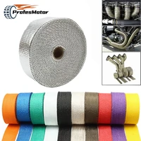5cm5m car motorcycle exhaust thermal exhaust tape exhaust heat tape wrap pipe wrap shields manifold header insulation roll