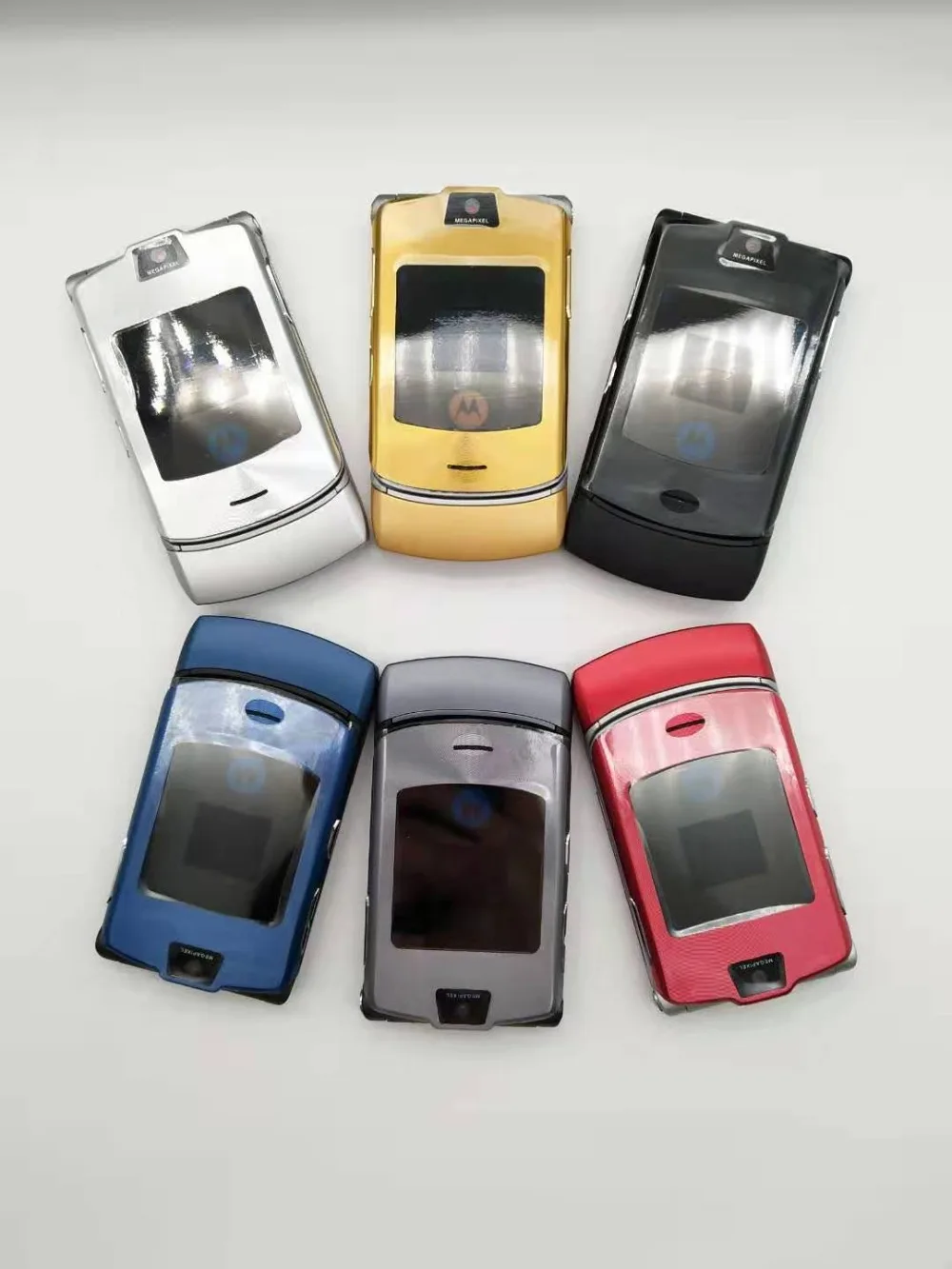 Motorola RAZR V3i разблокированный мобильный телефон GSM флип Bluetooth телефон один год гарантии