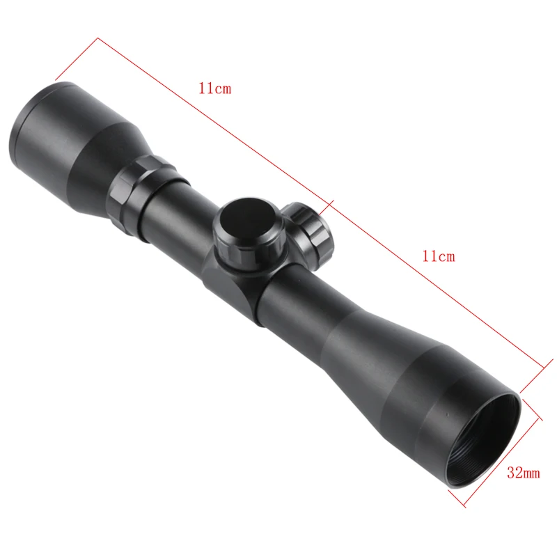 4X32 тактический прицел винтовки окулярный Широкий формат Airsoft Спорт на открытом