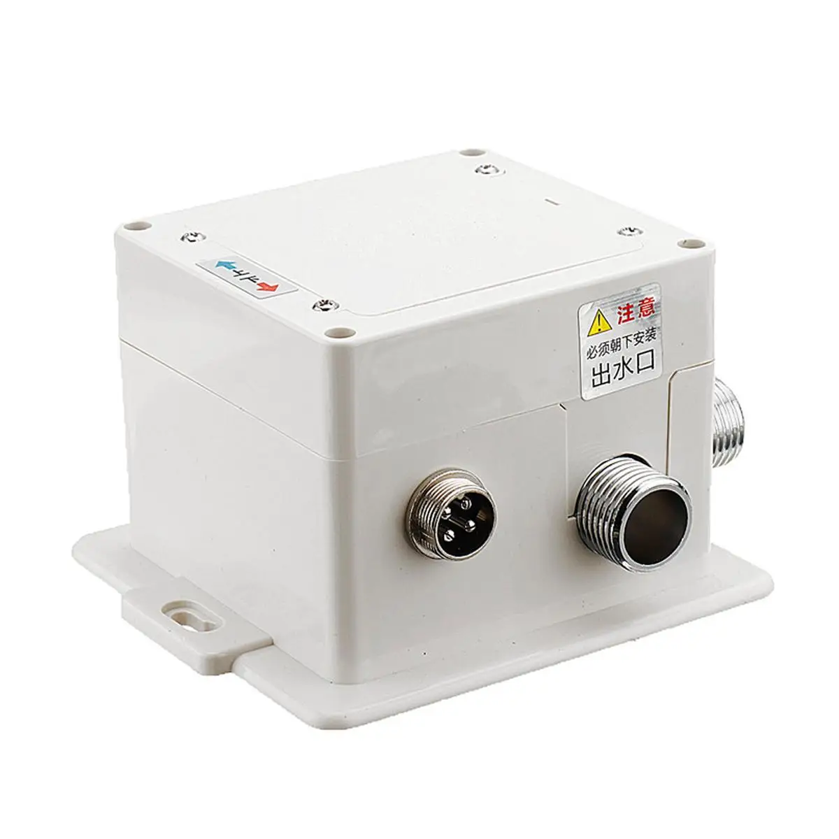 

Automatic Infrared Sensor Kitchen Basin Faucet Smart Touchless Sink Cold Tap Single Handle Deck Mount + Controller Box