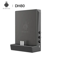 hidizs dh80 dh80s portable headphone amplifier usb dac amp hifi dsd decode with mqa dap for ap80 mac os pc android ios
