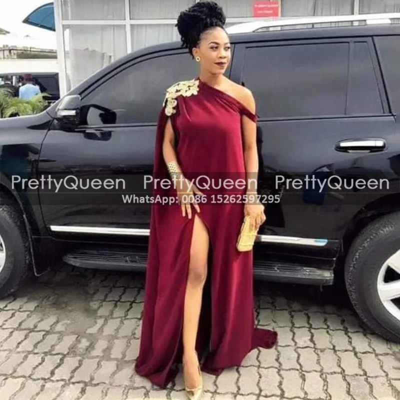 

Женское платье с высоким разрезом, с аппликацией