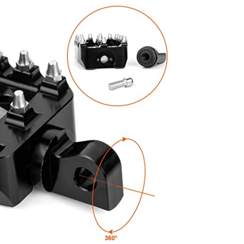 

Motorcycle Modified Screw Non-Slip Pedal CNC Aluminum Alloy Pedal Suitable for 883
