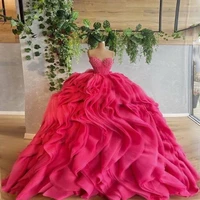 gorgeous ruched ball gown prom dresses 2021 sweetheart lace up back robe de soiree evening gowns custom made party dress