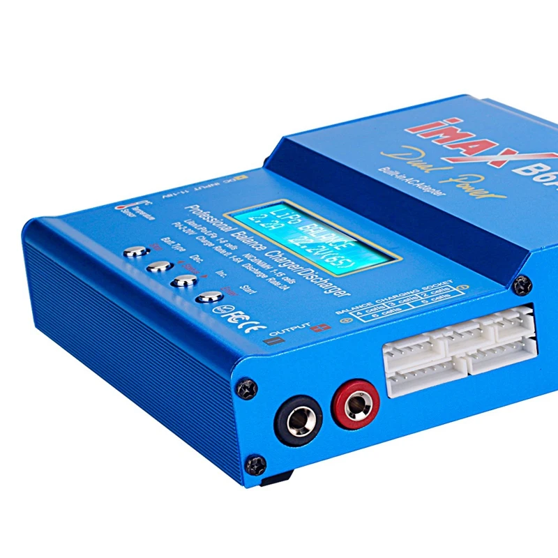 B6 AC IMAX Mini 80 Вт 6A RC зарядное устройство Lipo для дрона Nimh Nicd Dis EU Plug|Зарядные