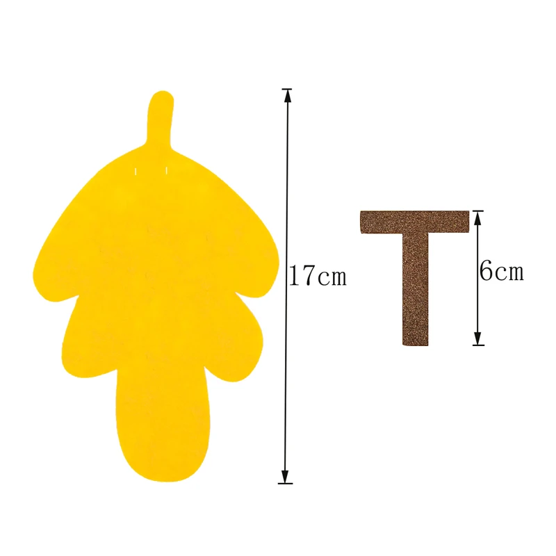 Newlepa кленовый лист на День Благодарения баннер нетканый Турция благодарения торт