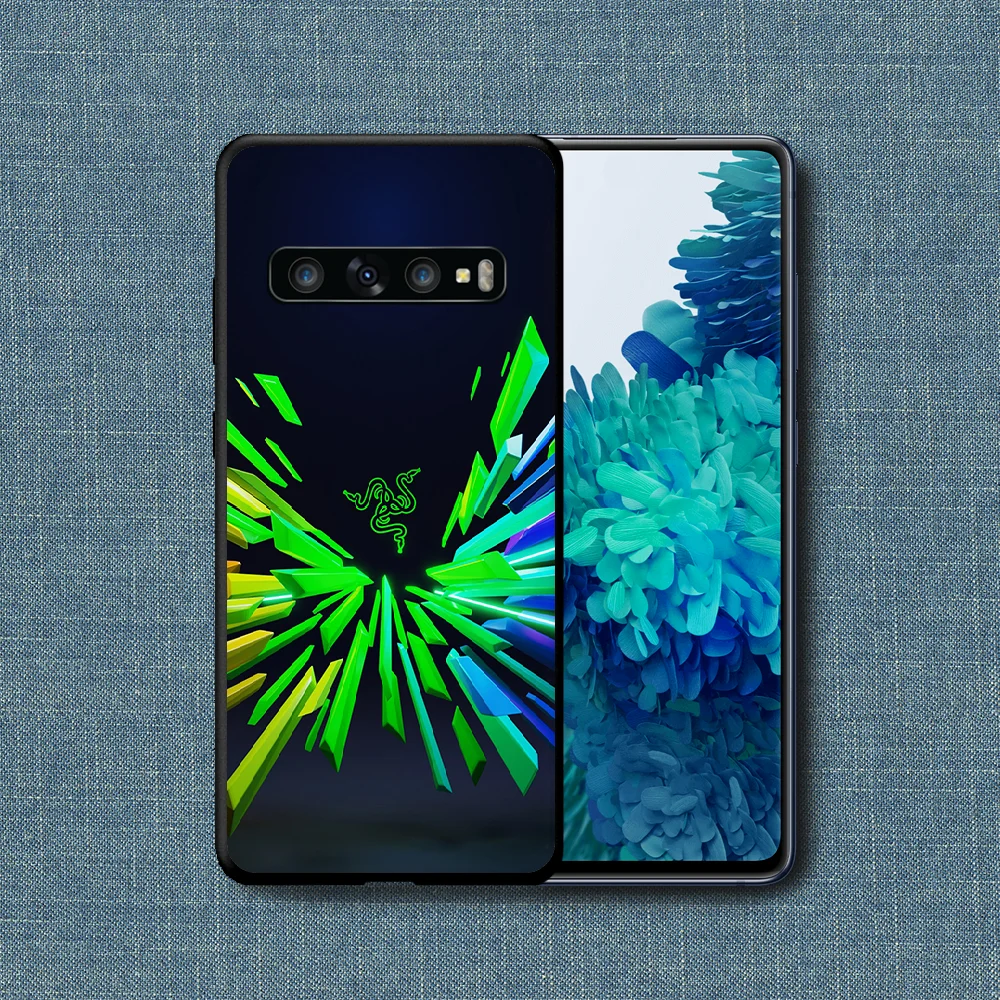 

RAZER Snake Brand Phone Case For Samsung Galaxy Note S 8 9 10 20 Plus E Lite Uitra black Coque Soft Hoesjes Tpu Waterproof